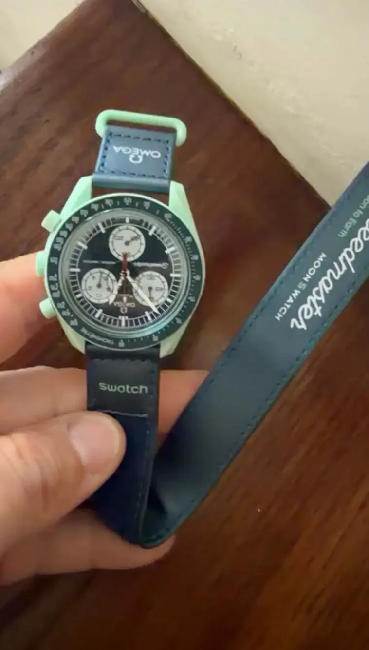 Omega x Swatch Bioceramic MoonSwatch Mission to Earth Watch